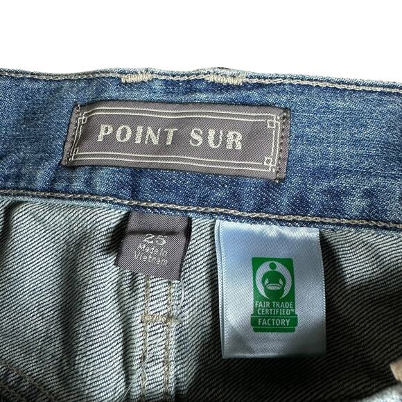 POINT SUR J. Crew High Rise Slim Boy Medium Wash Denim Jeans Women's Size 25 NWT - Picture 5 of 10